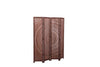 Charming Brown Wood Folding Room Divider