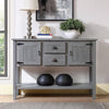 Charming Retro Wood Sideboard with Storage