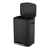 Sleek Step Can with Soft Close & Free Bags - Black Stainless Steel