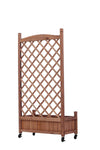 Garden Oasis Duo: Raised Planter with Climbing Trellis