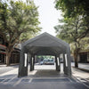 Deluxe Grey Outdoor Party Canopy