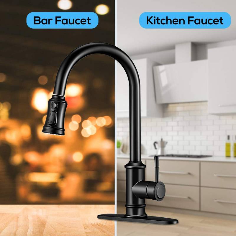 Versatile Pull-Down Kitchen Faucet with 3 Spray Modes