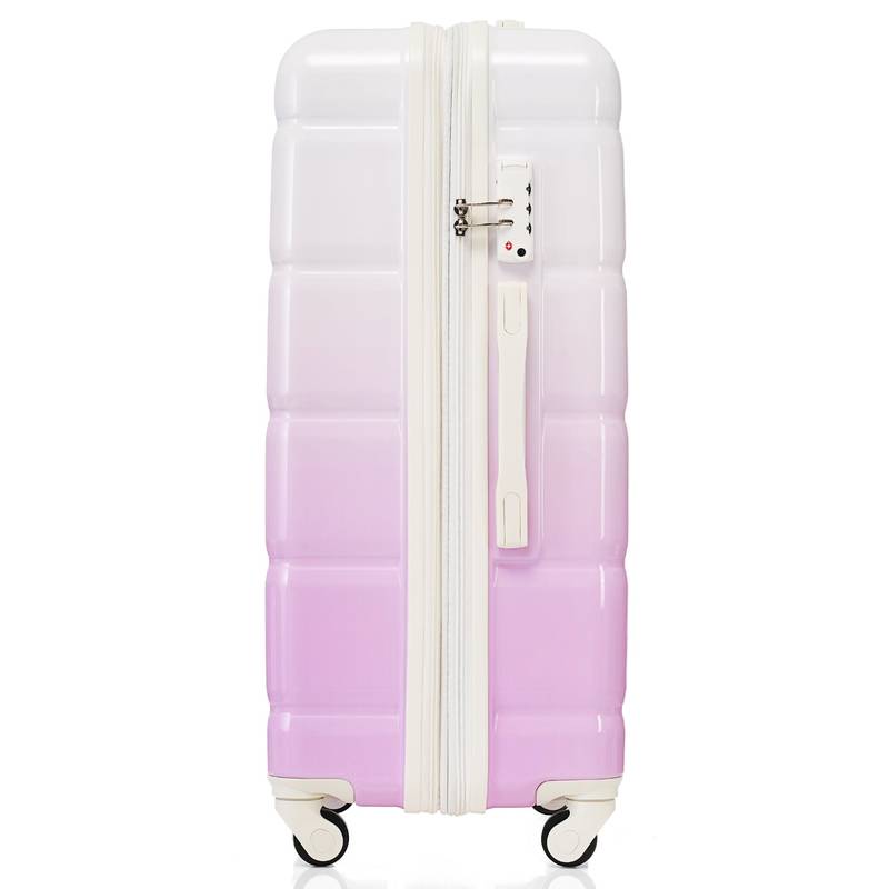 TravelBuddy Pro: Stylish Carry-On Luggage Set with USB Port & Cup Holder