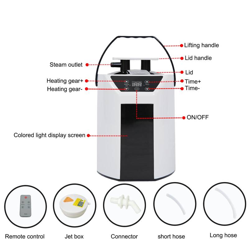 Gothic Portable Steam Sauna - Relax and Detox at Home!