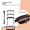 Peachy Traveler: Lightweight Expandable Luggage Set