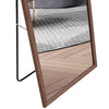 Elegant Wooden Framed Full-Length Mirror