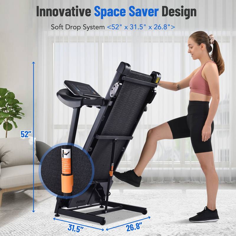 Ultimate Home Treadmill with Speakers and Adjustable Incline