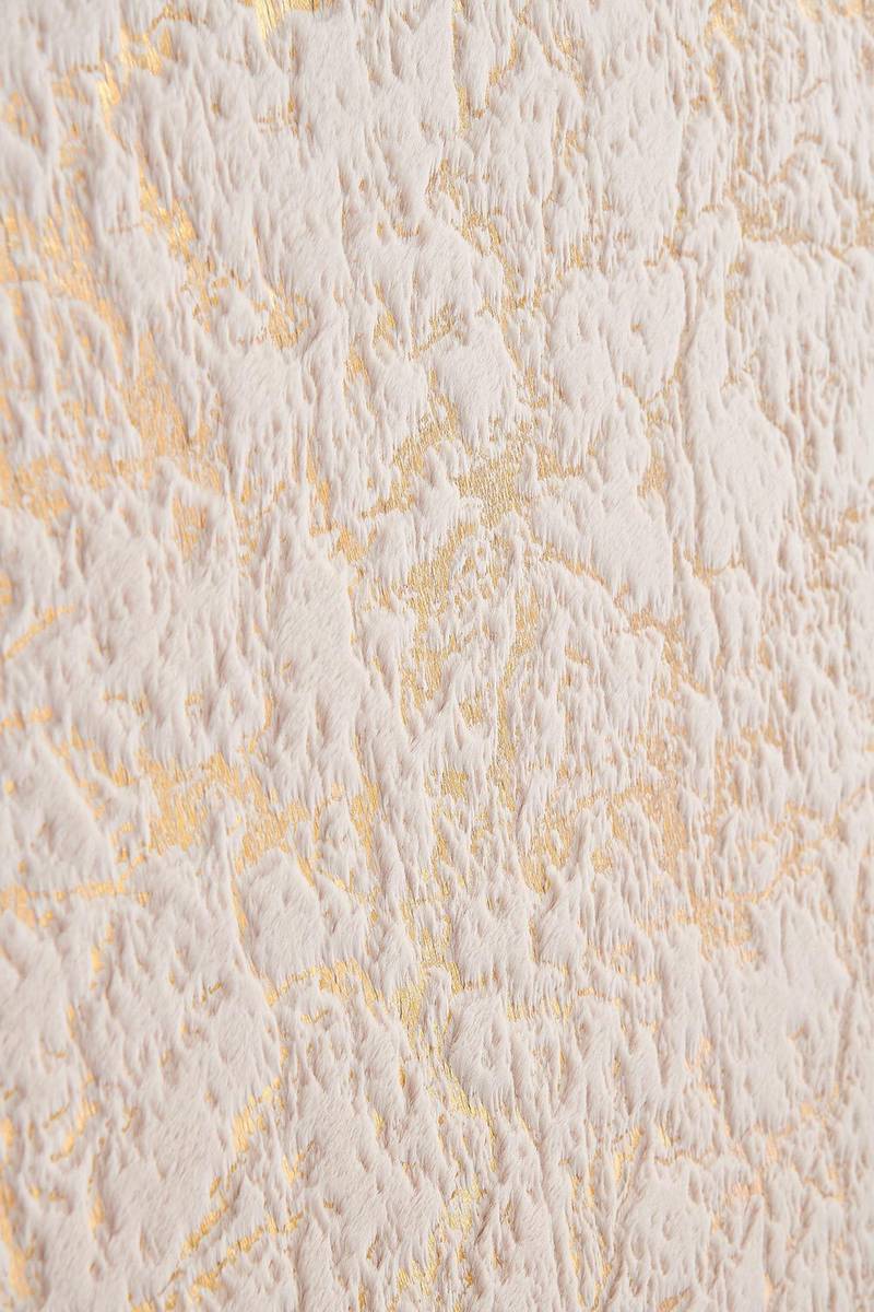 Gilded Chinchilla Luxe Faux Fur Rug