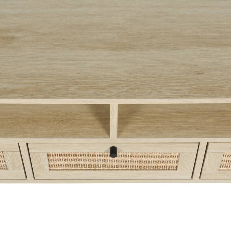 Natural Rattan TV Stand