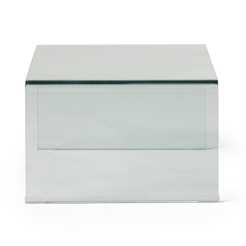 Sleek Tempered Glass Coffee Table