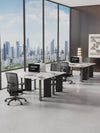 Chic Marble-Look Dining Table