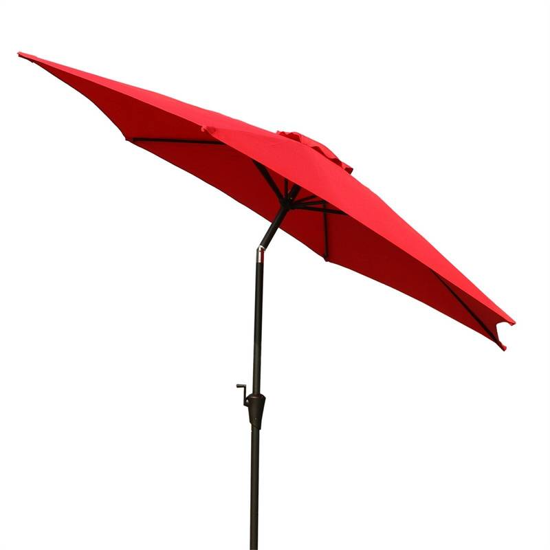 Red Patio Umbrella with Carry Bag