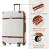 Traveler's Delight: Ultimate 3-Piece Spinner Luggage Set with TSA Lock