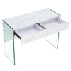 Eco-Friendly Minimalist Dresser & Desk with Double Drawers