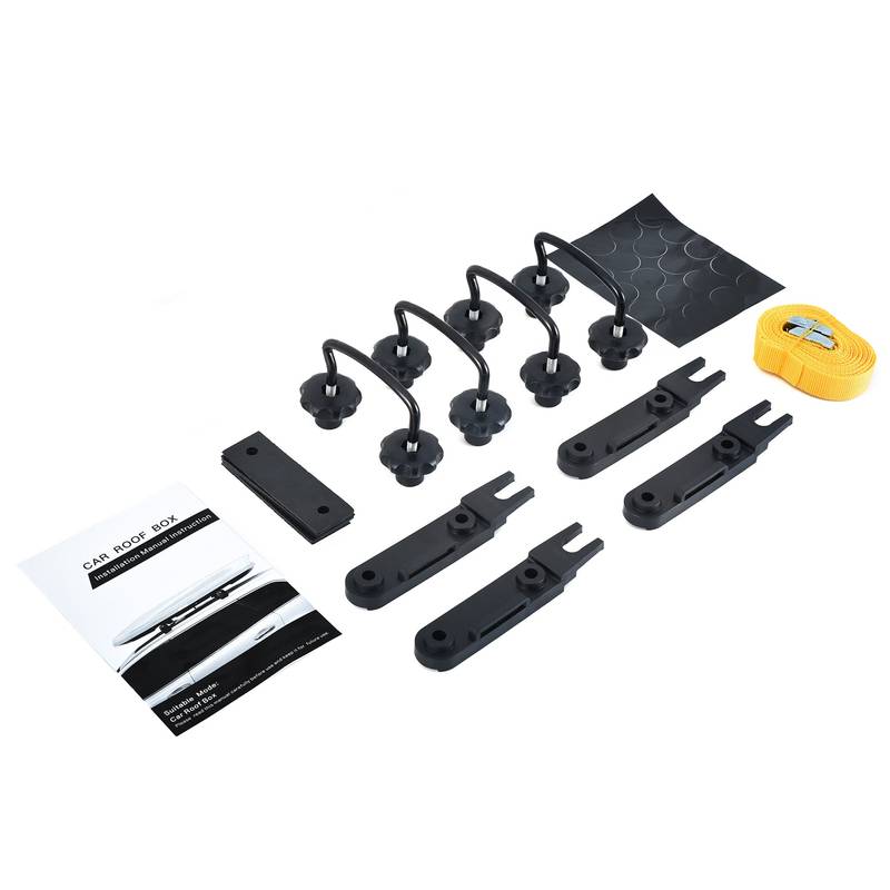 VISRACK Secure Roof Cargo Box - Easy Tool-Free Setup