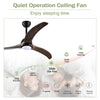 Chic Ceiling Fan with Remote & Light - Perfect for Any Space!