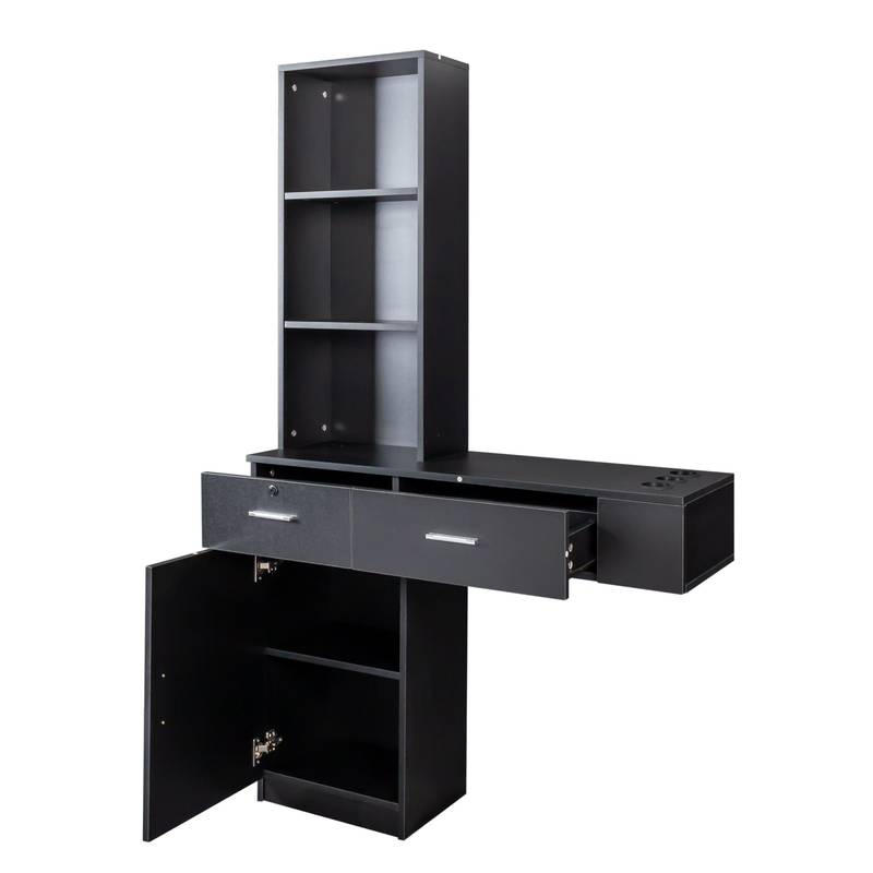 Sleek Storage Hair Desk
