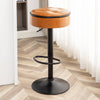 Stylish Swivel Bar Stools - Set of Two