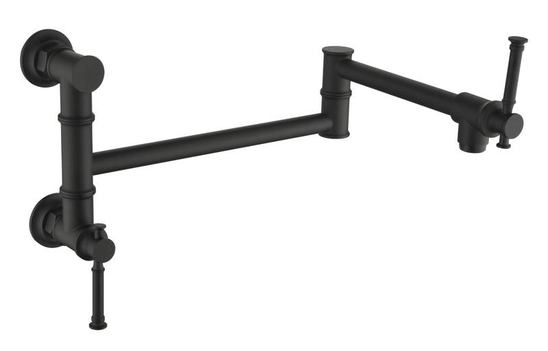 Brass Wall-Mounted Pot Filler Faucet