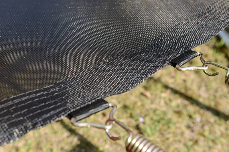 Jump & Score Trampoline Safety Net with Basketball Hoop!
