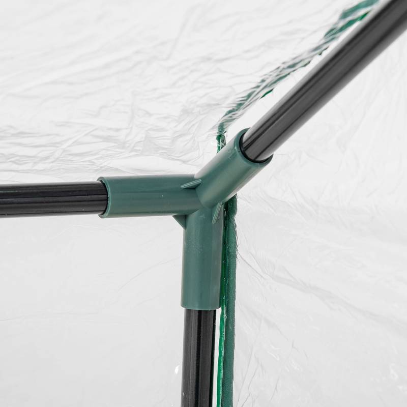 Mini Greenhouse with Roll-Up Windows