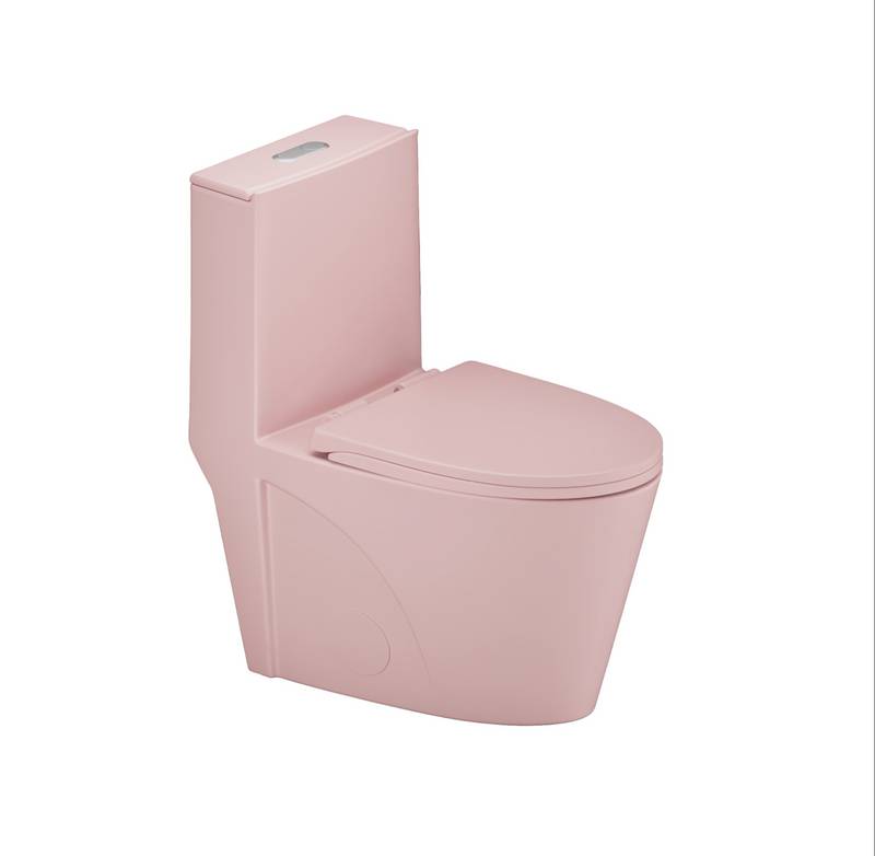 Pink Rose Eco-Friendly Comfort Toilet