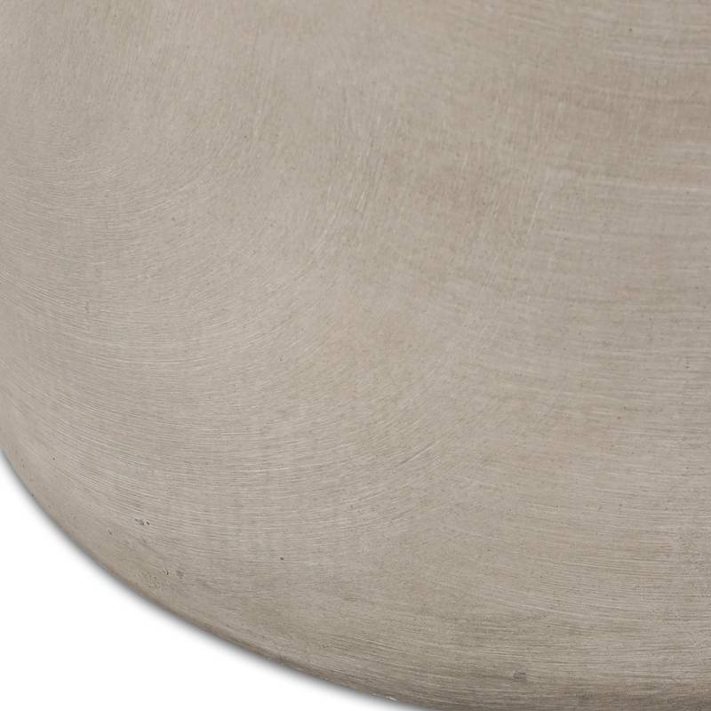 Light Gray Outdoor Concrete Side Table