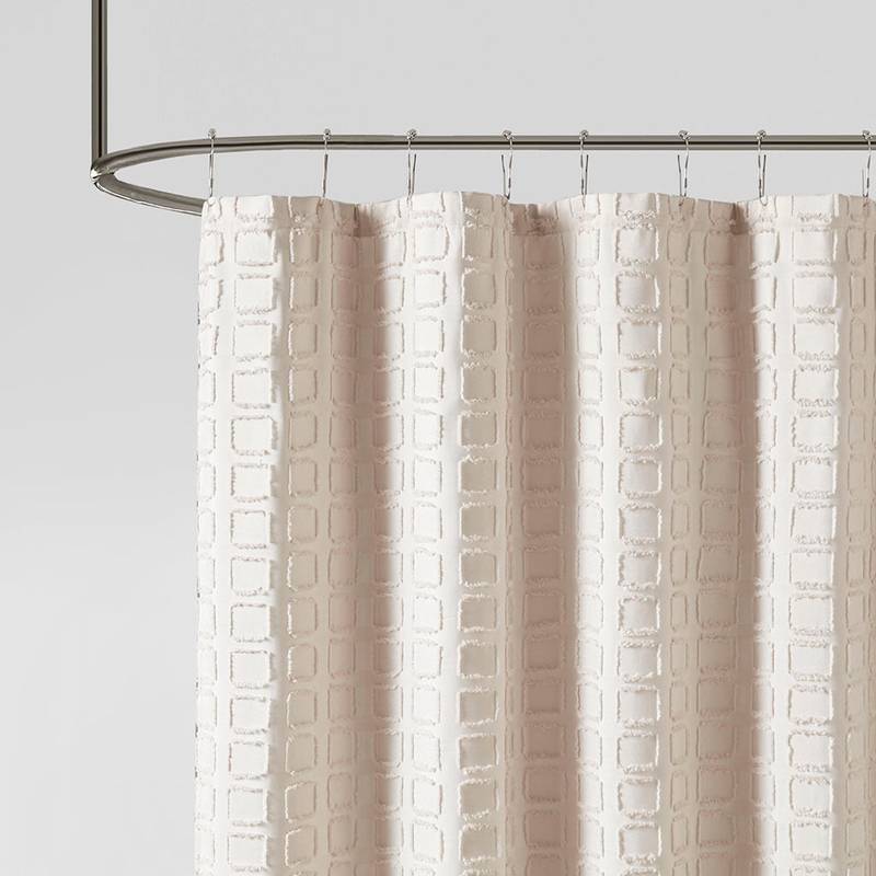 Chic Woven Shower Curtain