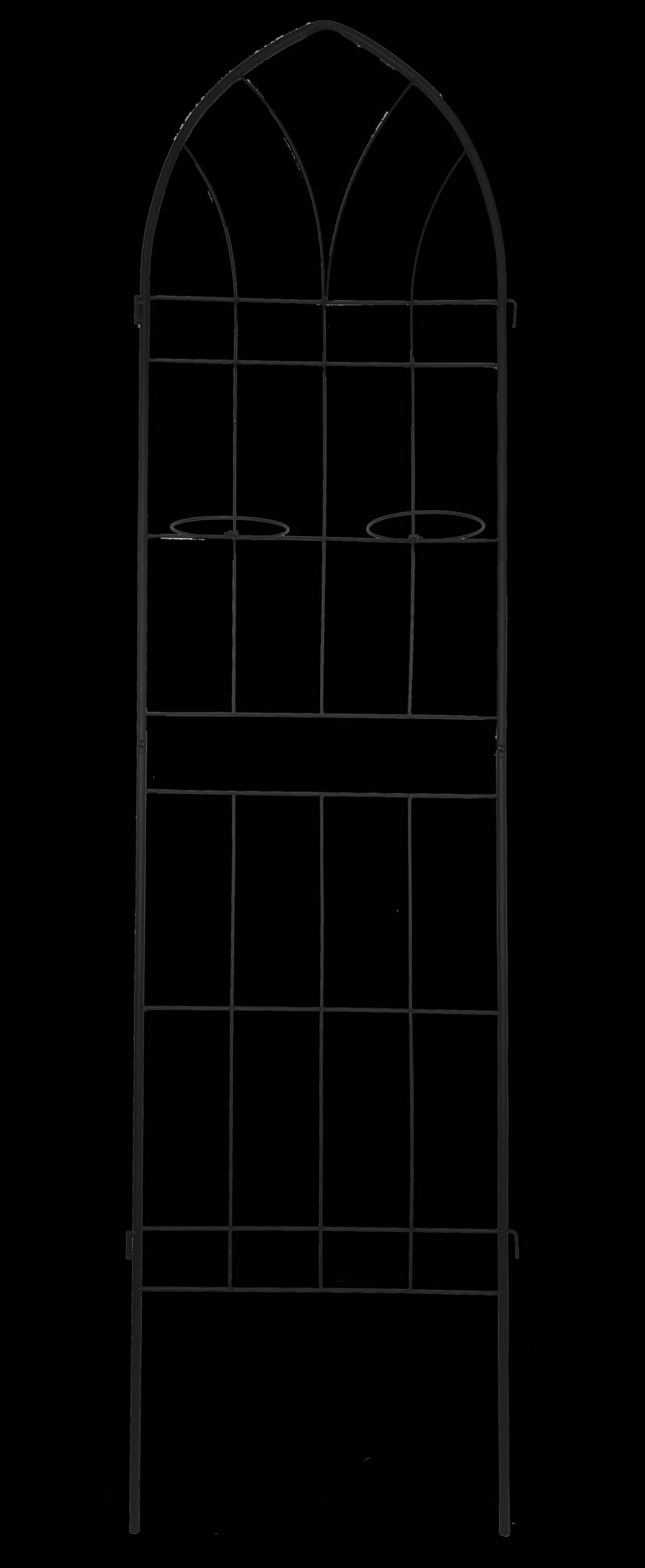 Dynamic Duo Garden Trellis - Rustproof Support for Climbing Plants