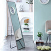 Chic Gray Full-Length Dressing Mirror