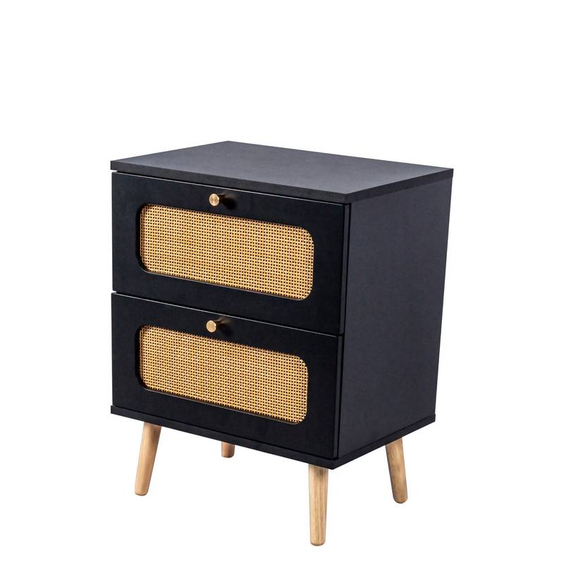 Rattan Charm Nightstand