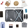 Jetsetter Suitcase Trio - Lightweight & Stylish Travel Set