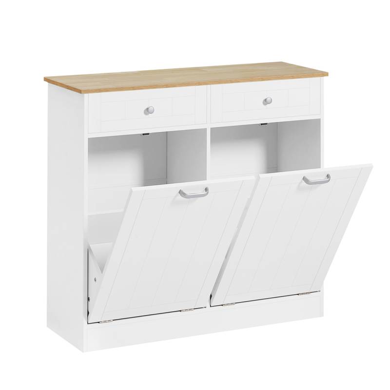 Versatile Pet-Proof Trash & Sorter Cabinet