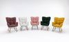 Cozy Green Rocking Chair - Mid Century Modern Charm