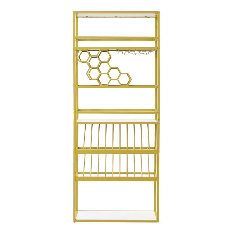 Chic LED Wine Tower Cabinet