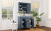 Chic Royal Blue Bathroom Vanity with Sink & Storage
