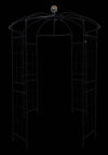 Chic Black Garden Arch for Celebrations