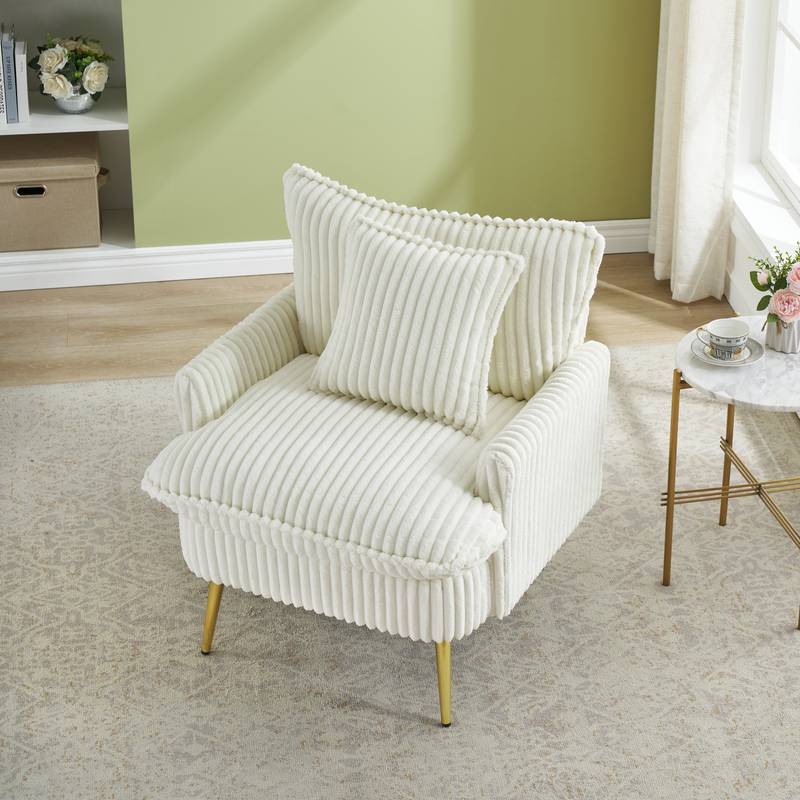 Cozy Chic Corduroy Chair