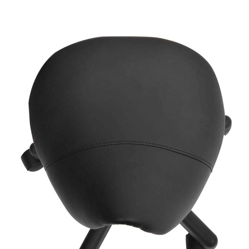 Stylish Rolling Saddle Stool - Ergonomic Swivel Chair for Spa, Salon, and Office
