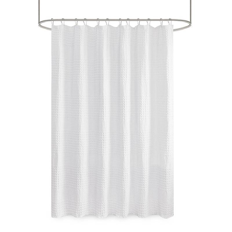 Waffle Weave Shower Curtain