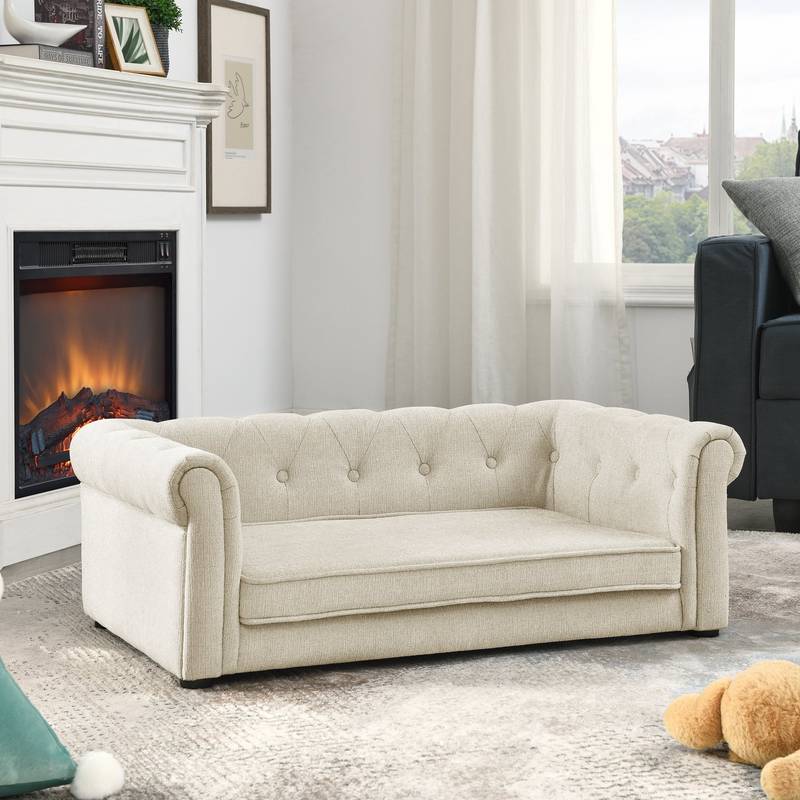 Chic Elevated Pet Sofa - Cozy & Stylish Bed for Dogs