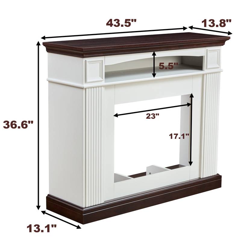 Cozy Farmhouse Fireplace TV Stand