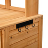 TOPMAX Tall Garden Potting Bench & Storage Station