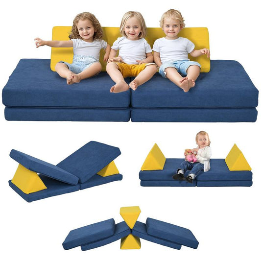 Cozy Kid's Play Couch Set - Soft, Washable Foam for Fun & Relaxation!