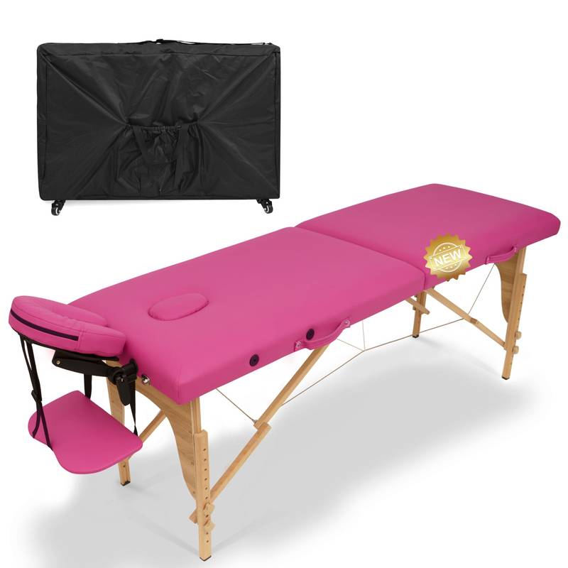 Easy-Set Portable Massage Table with Carry Bag