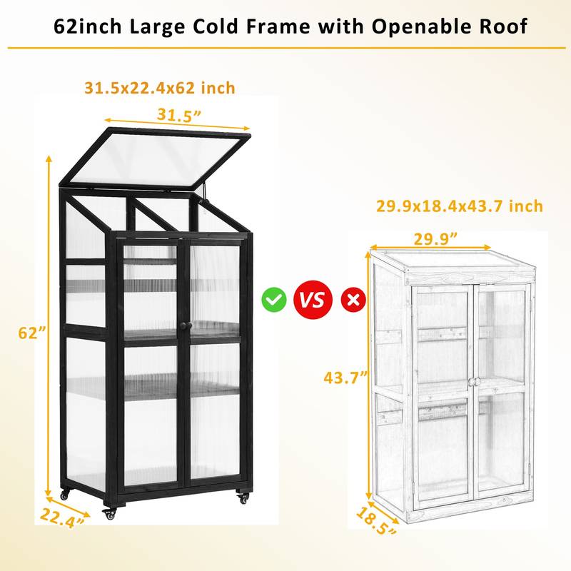 Easy-Glide Greenhouse Garden Haven