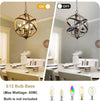 Rustic Farmhouse Chandelier – Adjustable Wood Lighting for Every Room