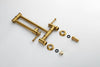 Wall-Mounted Brass Pot Filler Faucet