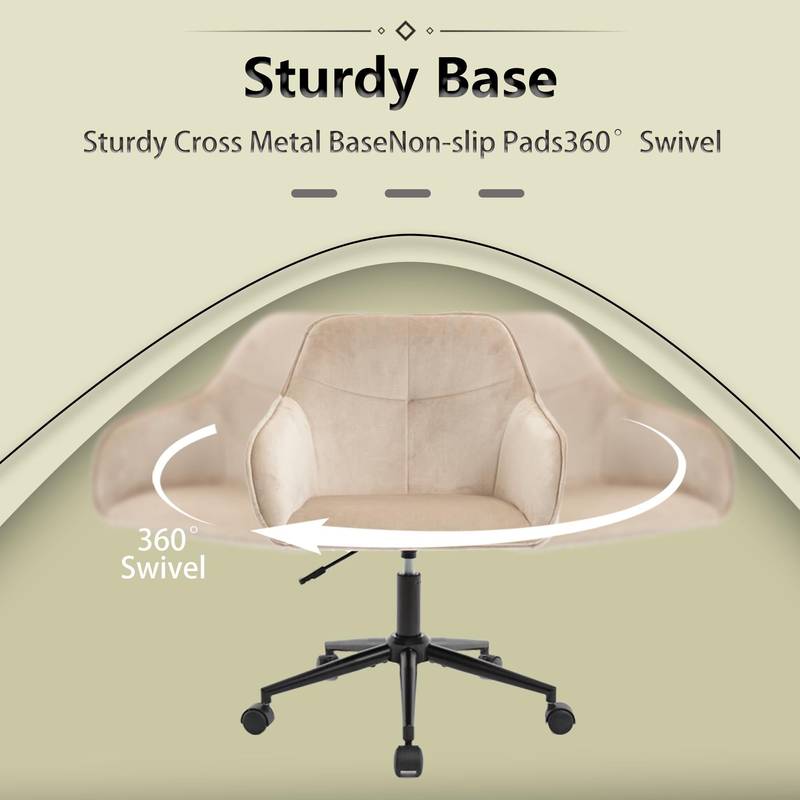 Velvet Glide Desk Chair