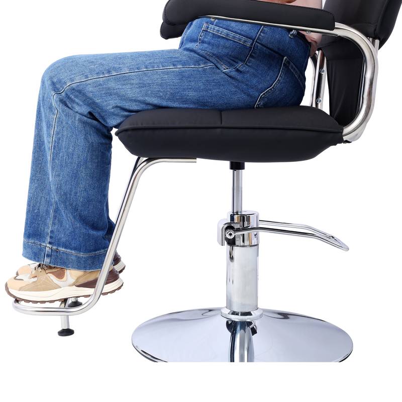 Chic & Sturdy Salon Chair with Hydraulic Pump
